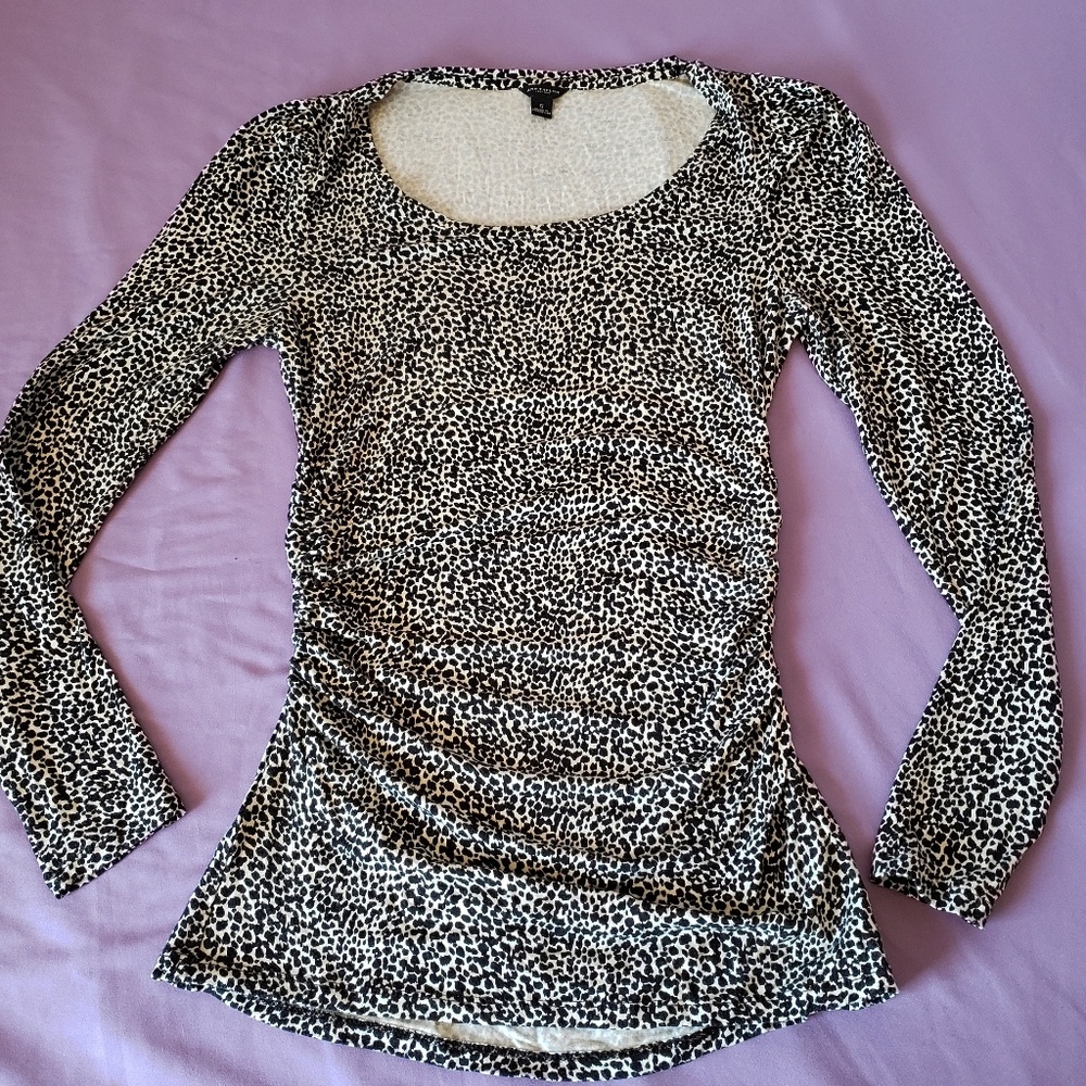 Ann Taylor Animal Print Top